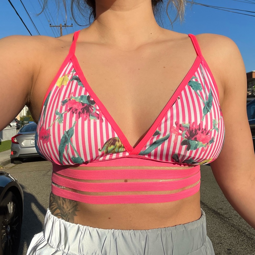 Brand New! Floral Sports Bra